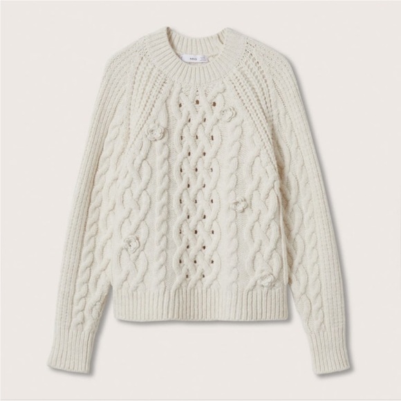 Mango floral appliqué sweater - Picture 5 of 6